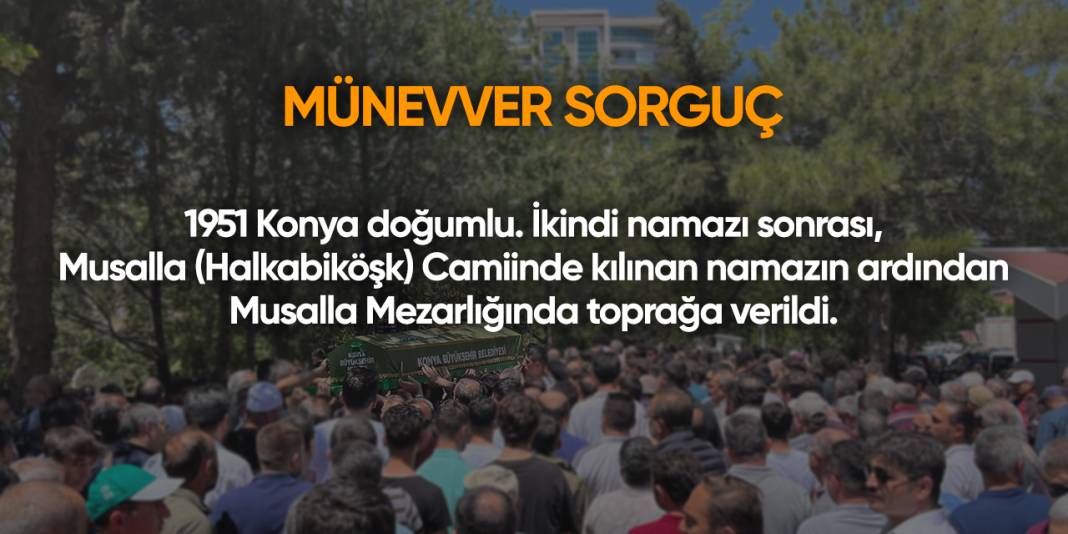 Konya'da bugün vefat edenler | 7 Ocak 2025 3